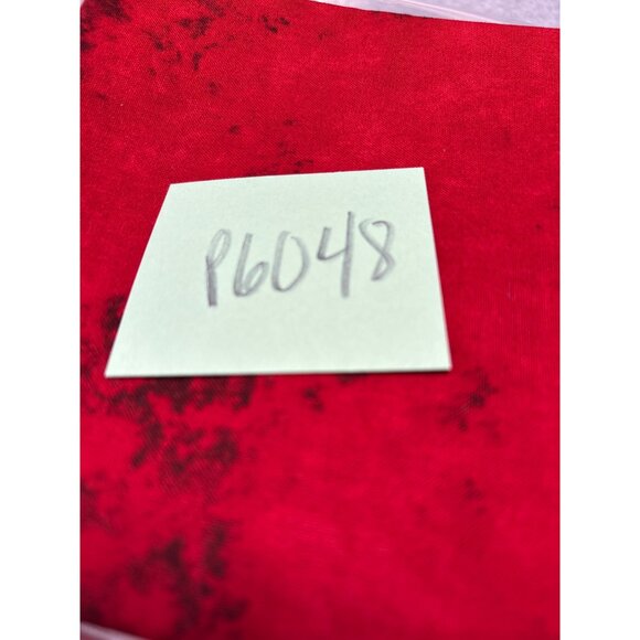 Red Marble Cotton Fabric 18"x22" For Crafting Quilting Sewing Projects - Picture 4 of 4